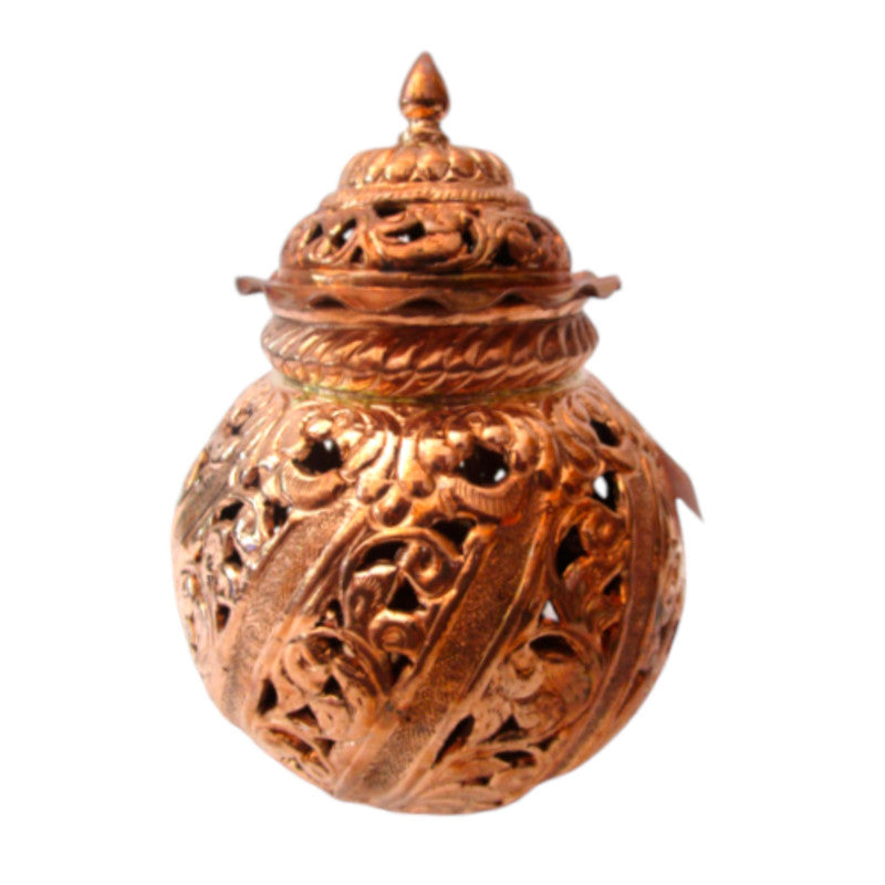 COPPER Goddess Garbo Diya| Mataji Worship | Ambe Durga Sherawali Navratri Gujarat Garbo (1167)