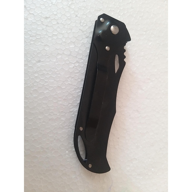 821 Black Foldable Camping Knife (1337)