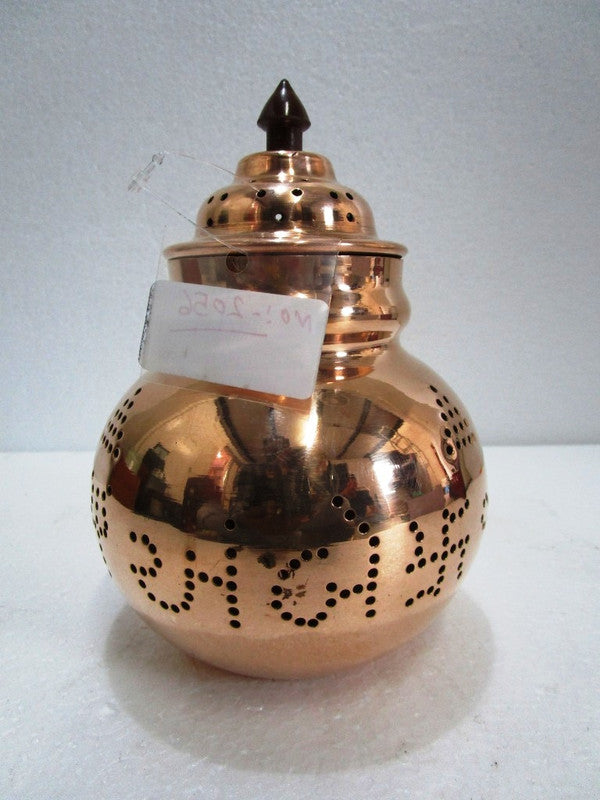 COPPER Hindu Goddess Garbo - Diya Pot - Mataji Navratri Pooja Puja Aarti Worship Shakti Maa Ambe (2056)