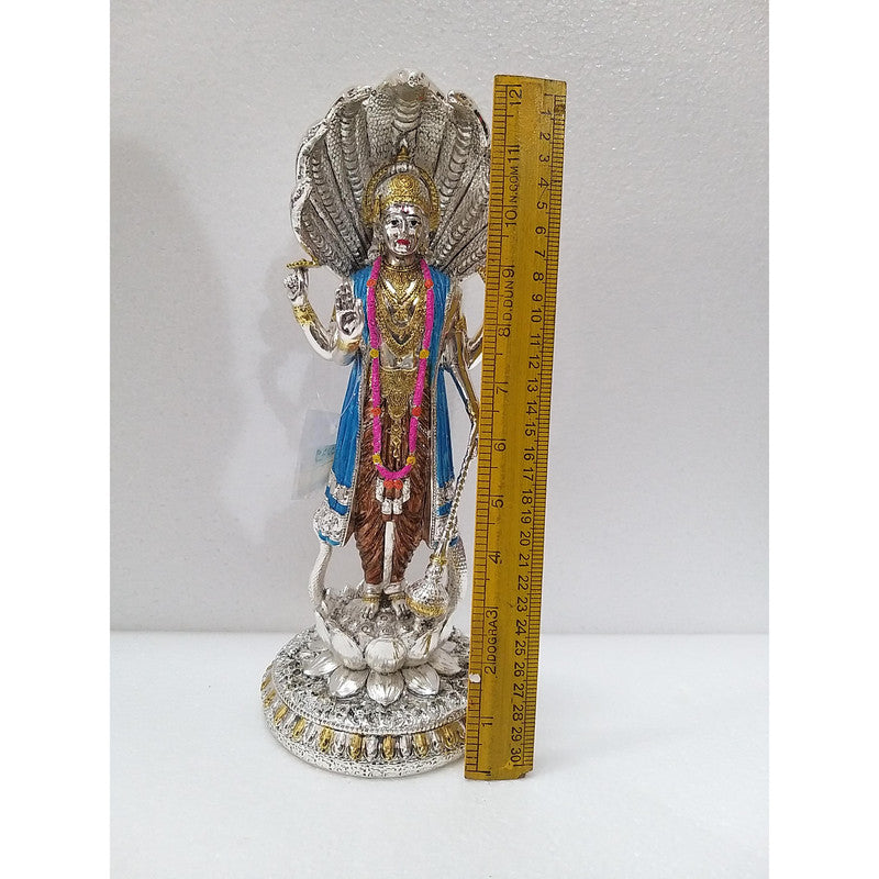 Standing Lord Vishnu JI Statue Idol Murti | 12 Inches | For Temple Decor (2279)