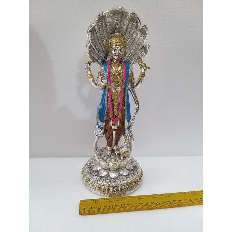 Standing Lord Vishnu JI Statue Idol Murti | 12 Inches | For Temple Decor (2279)