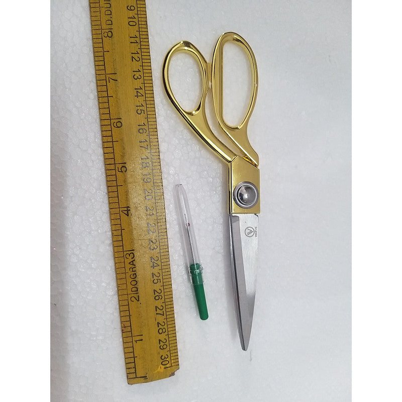 Heavy Duty Hard Funner Steel Scissors with Brass Handle 8 Inches (2319)