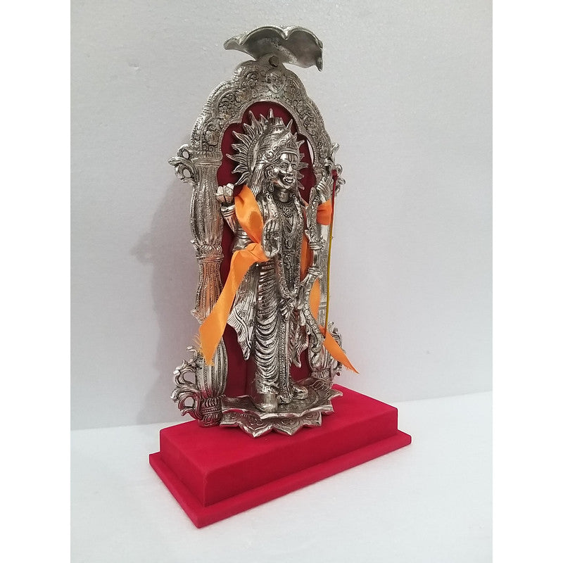 Traditional Silver-Plated Lord Ram Murti | 15 Inches | Idol Statue For How Decor Showpiece (2334)