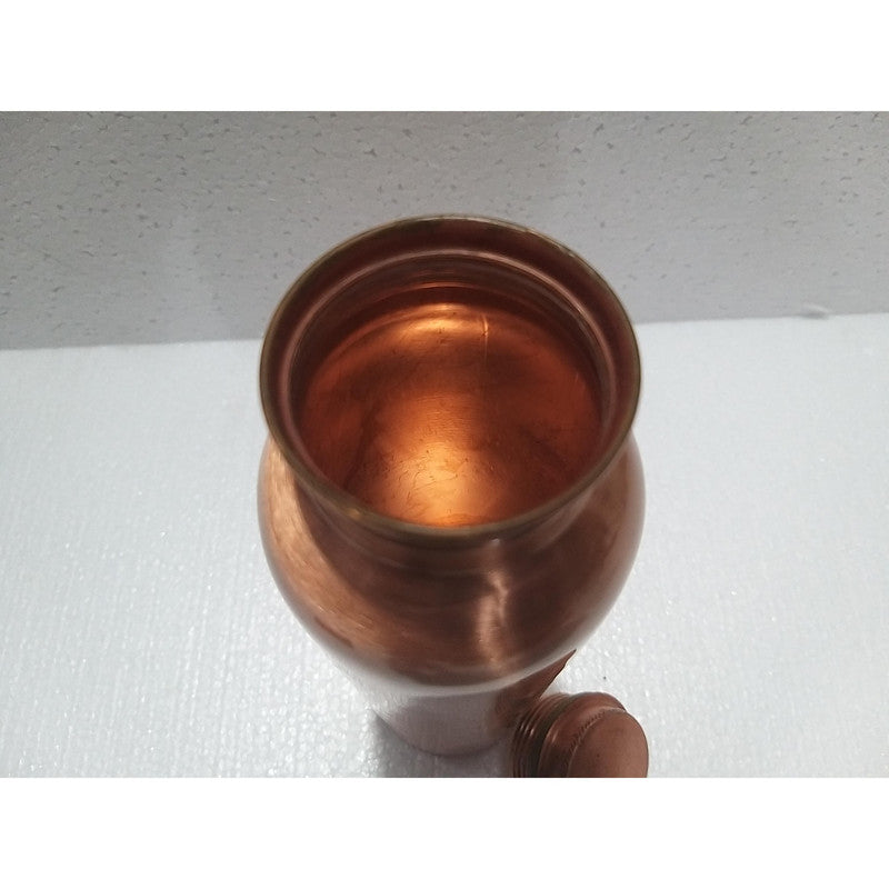 100% Copper/BRASS Water BOTTLE | 750 ml | BEST FOR HEALTH (2431)