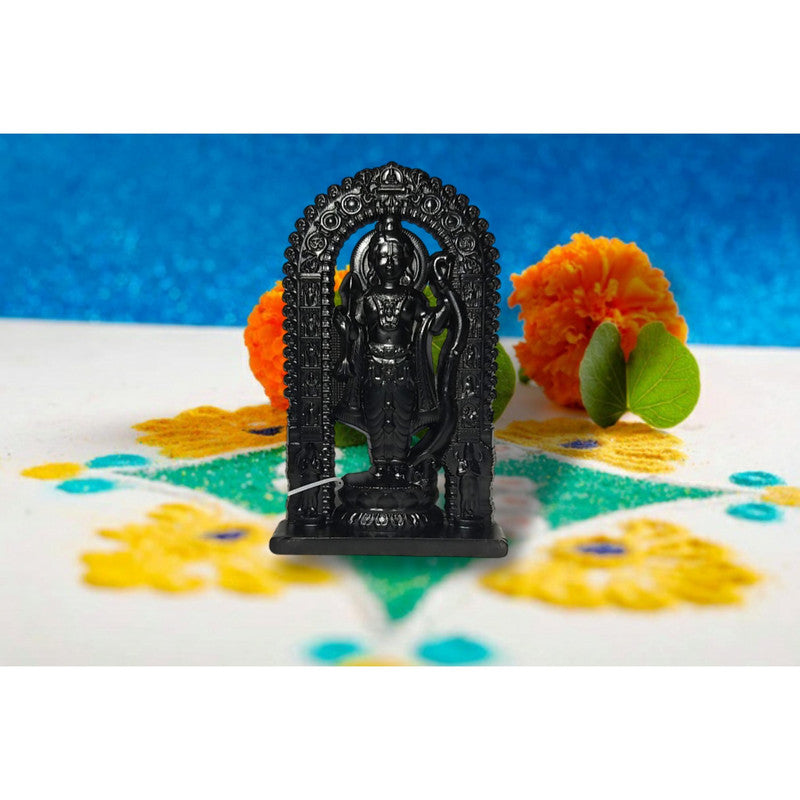 3 Pcs Original Ram Lalla Idol Murti Lalla Statue Metal For Puja Decorative Showpiece | Black Gold And Copper Finished (2434)