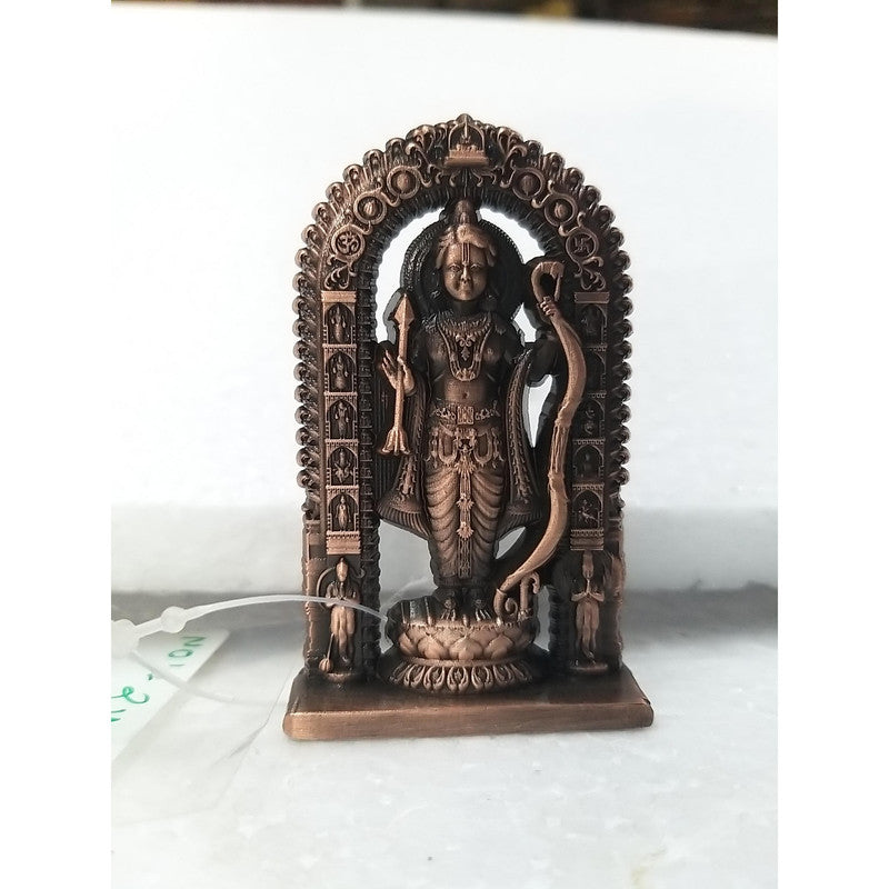 RAM Original Ram Lalla Idol Murti Lalla Statue Metal For Puja Decorative Showpiece | Copper Finished (2435)