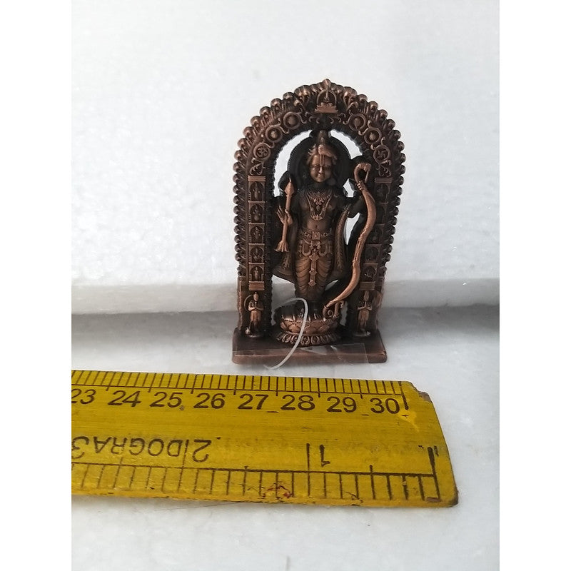 RAM Original Ram Lalla Idol Murti Lalla Statue Metal For Puja Decorative Showpiece | Copper Finished (2435)