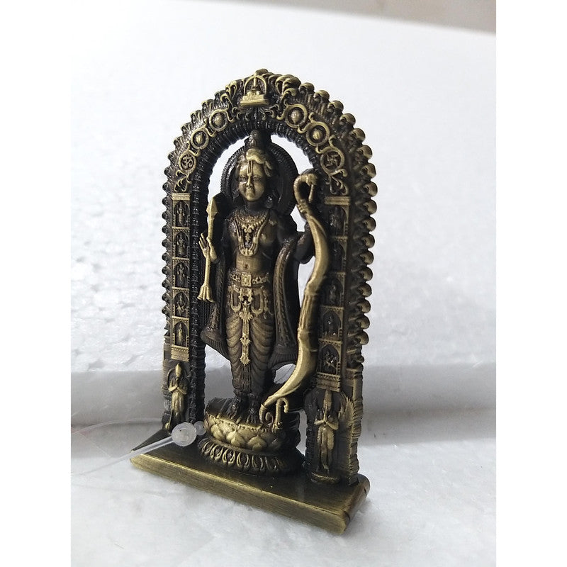 RAM Original Ram Lalla Idol Murti Lalla Statue Metal For Puja Decorative Showpiece | Gold Finished (2436)