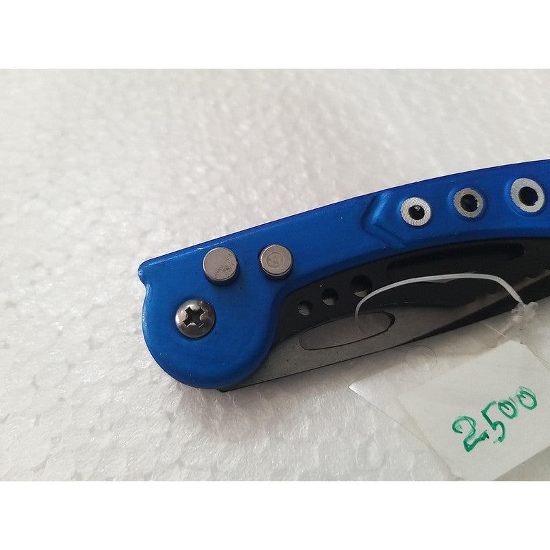 822 Blue Foldable Knife for kitchen, home and chefs knife (2500)