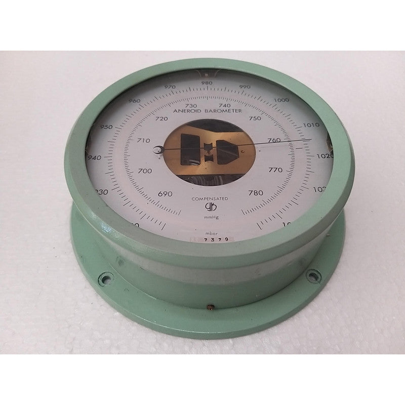 1943 Made Vintage YANGI Marine Aneroid Barometer | JAPAN | From Ship Salvage (2592)