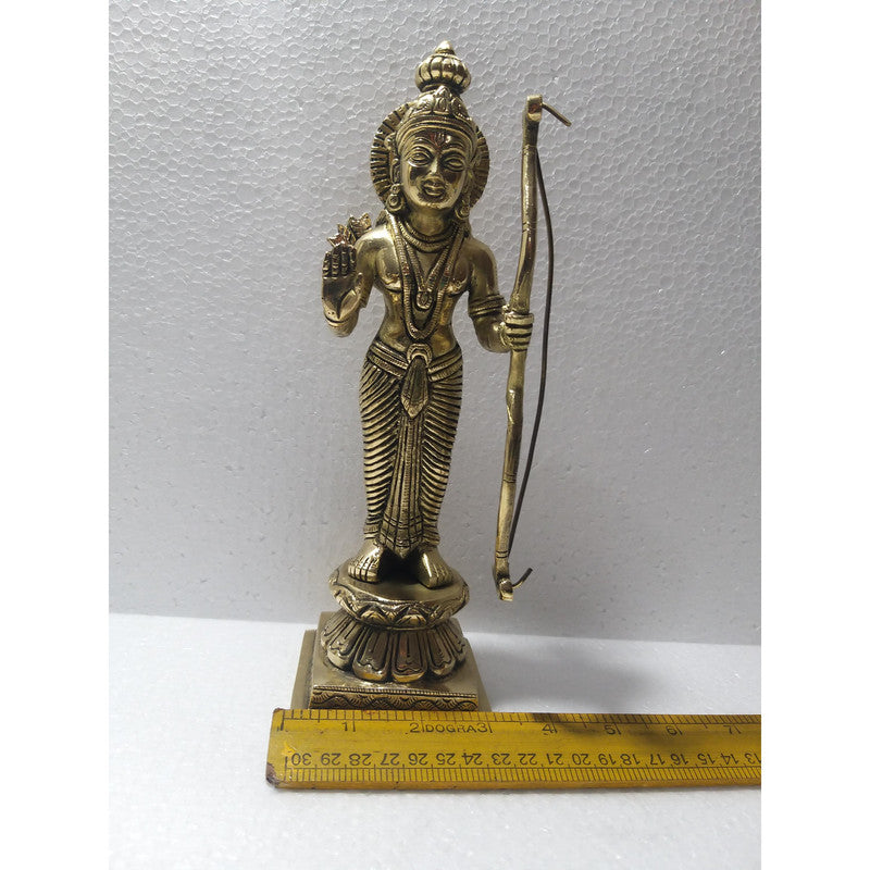 Shri Ram Brass Idol | Lord Ram Statue Figurines | For Puja Ghar Home Decoration (2616)