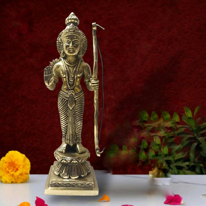 Shri Ram Brass Idol | Lord Ram Statue Figurines | For Puja Ghar Home D ...