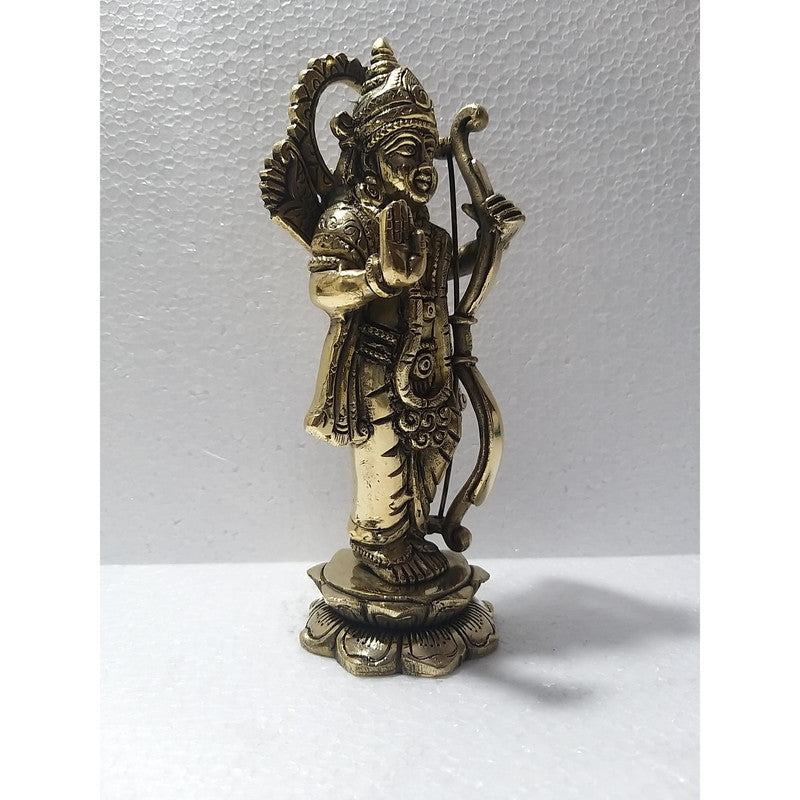 Shri Ram Brass Idol | Lord Ram Statue Figurines | For Puja Ghar Home Decoration (2618)