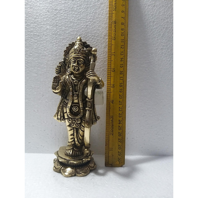 Shri Ram Brass Idol | Lord Ram Statue Figurines | For Puja Ghar Home Decoration (2618)