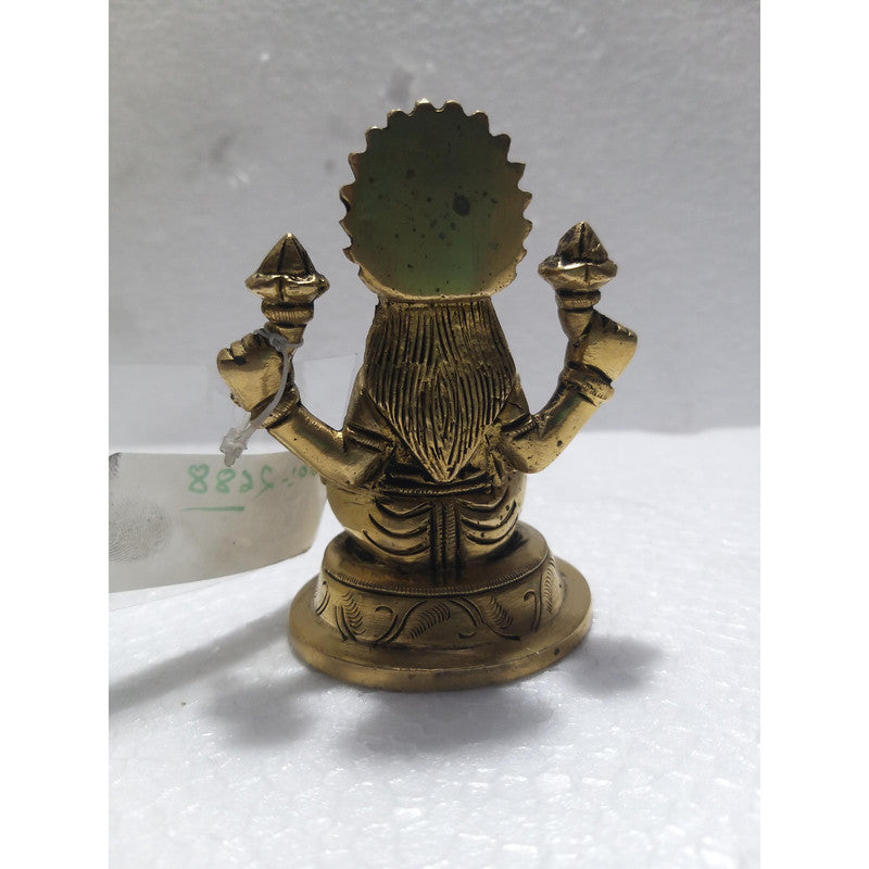 Laxmiji Brass Idol | Goddess Laxmi Statue Figurines | For Puja Ghar Home Decoration (2688)