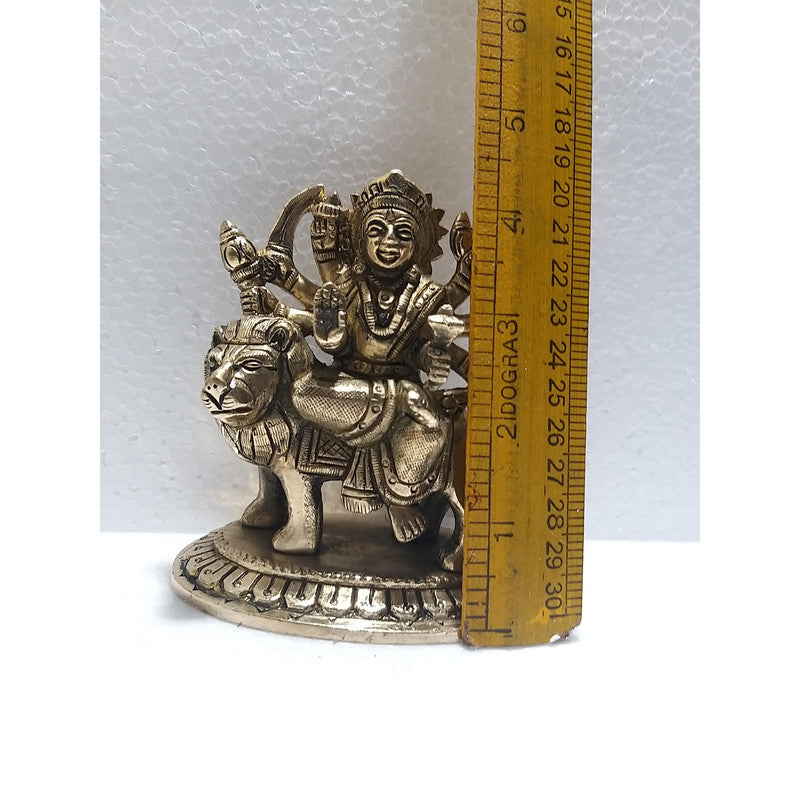 Ambaji Brass Idol | Ambe Maa Brass Idol | For Puja Ghar Home Decoration (2693)