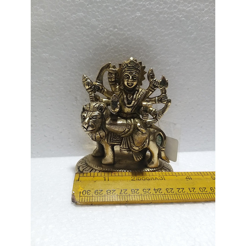 Ambaji Brass Idol | Ambe Maa Brass Idol | For Puja Ghar Home Decoration (2693)