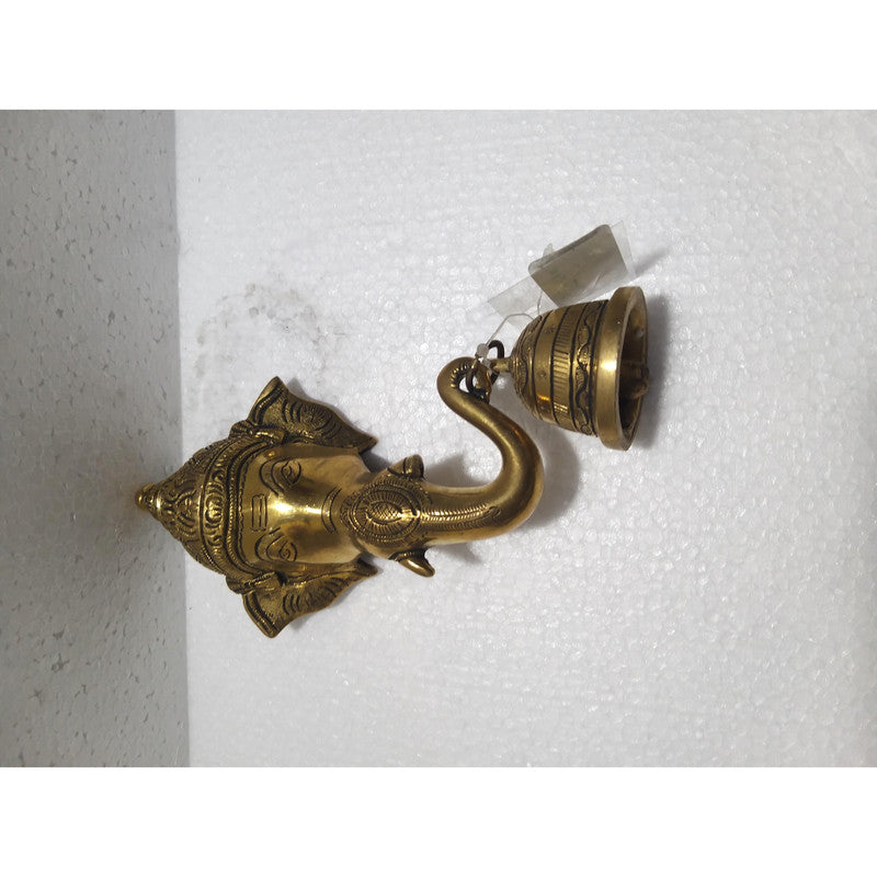 Ganeshji Brass Idol | For Hanging | Home Office Decor (2710)