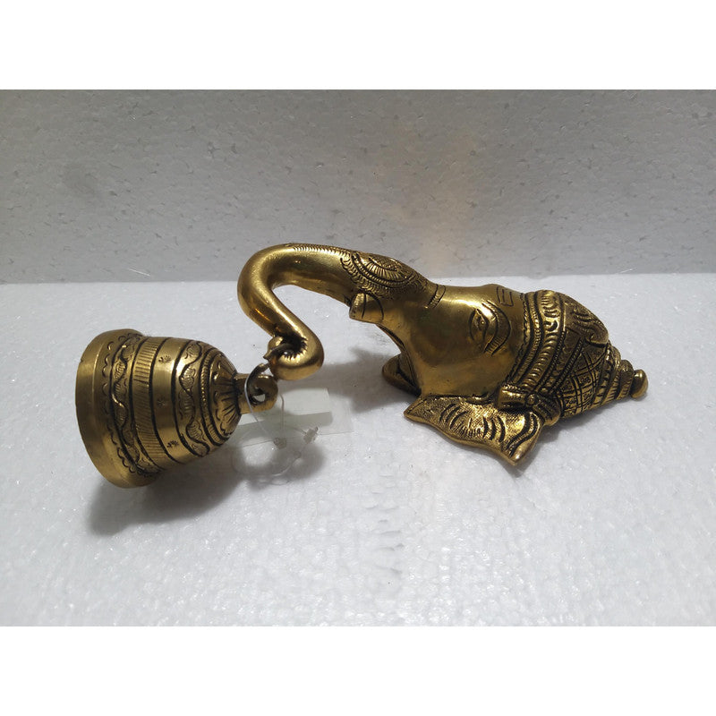 Ganeshji Brass Idol | For Hanging | Home Office Decor (2710)