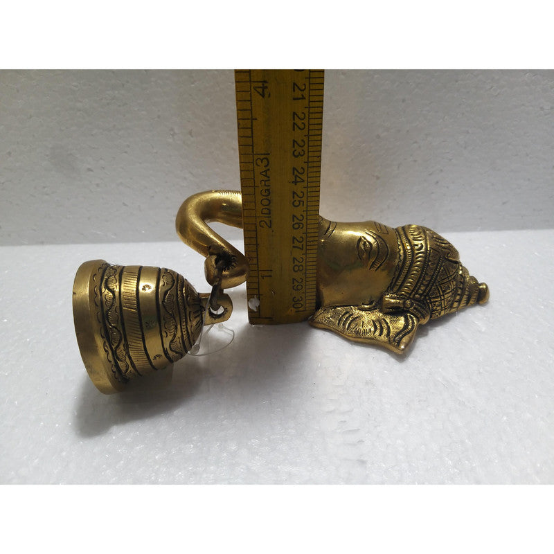 Ganeshji Brass Idol | For Hanging | Home Office Decor (2710)