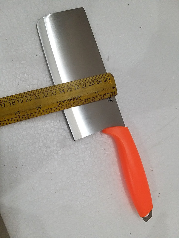 Stainless Steel Knife Heavy Duty Kitchen Knife Professional Stainless Steel-Vibrant Orange Handle (2812)