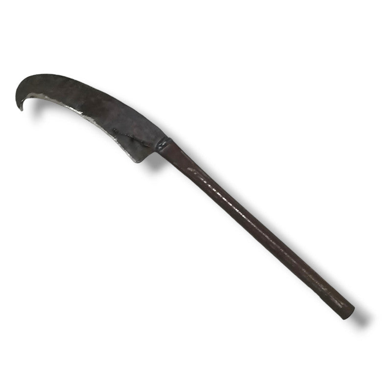 Hand Sickle for Agriculture Work | Wooden Cutter | Sugar Cane Cutter  | Farrm House | Garden | Lawn | Tree Cutter (2960)