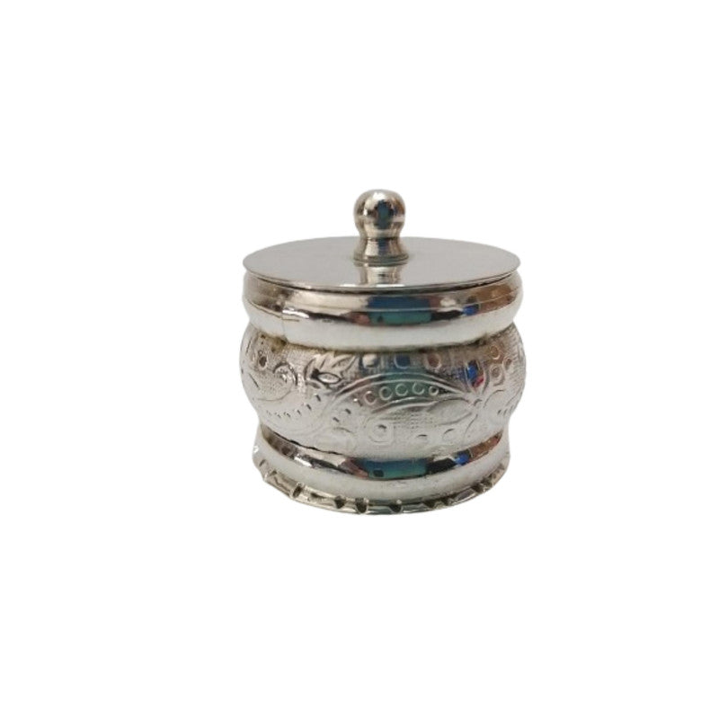 Silver Plated Women Sindoor Dabbi BOX | Traditional Look (2991)