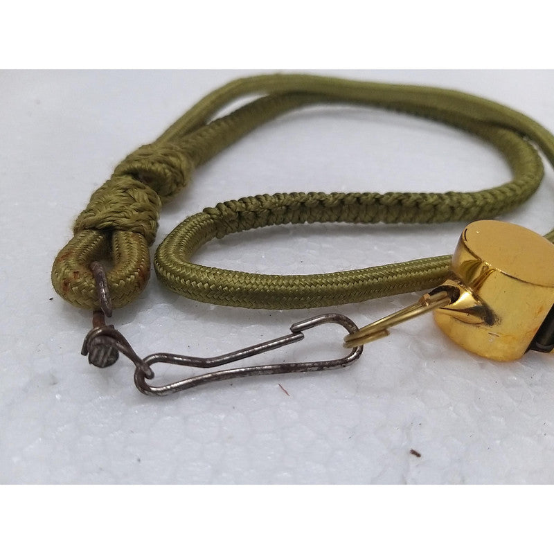 Whistle Golden Coated with LANYARD For Multipurpose Use (3007)