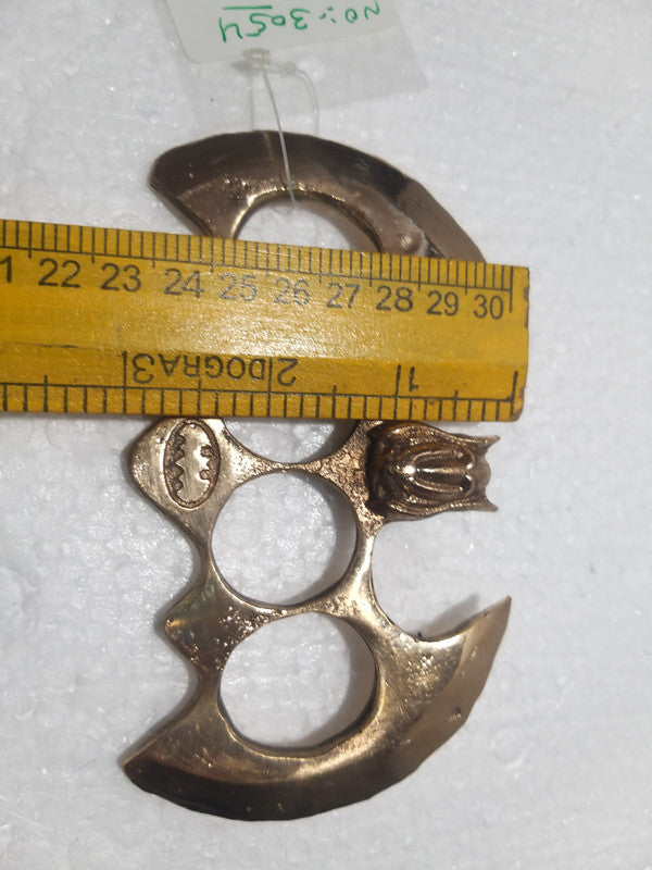 Brass Made Bat Duster Knuckle Fighter Punch (3054)