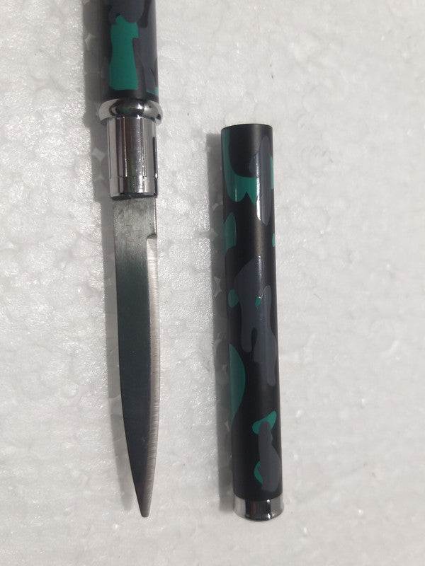 Metal Made Unique Pen Knife For Self Defense And Camping Instrument (3107)