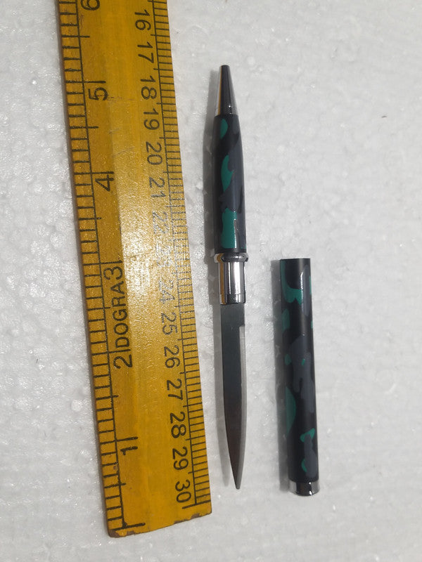 Metal Made Unique Pen Knife For Self Defense And Camping Instrument (3107)