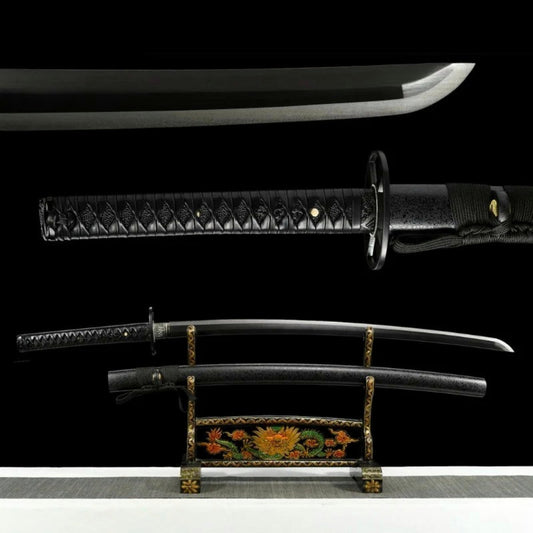 Classic Ninja Samurai Sword With Box | Black Ninja Sword (3279)