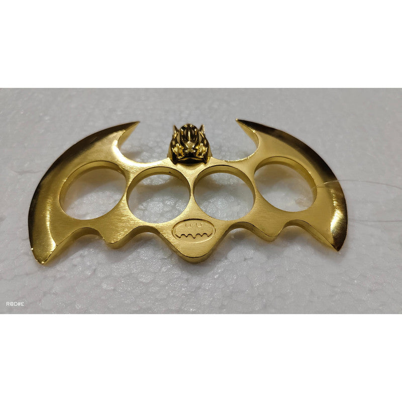 Gold Plated Knuckle Punch With Fine Polishing For Royal Collection (3421)