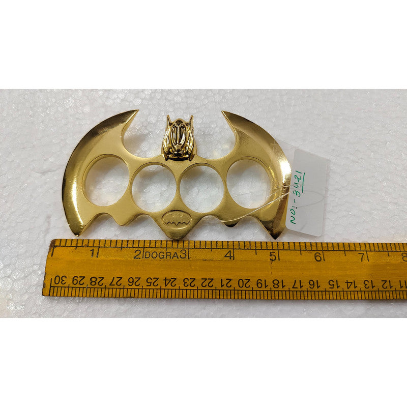 Gold Plated Knuckle Punch With Fine Polishing For Royal Collection (3421)