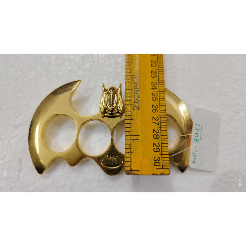 Gold Plated Knuckle Punch With Fine Polishing For Royal Collection (3421)