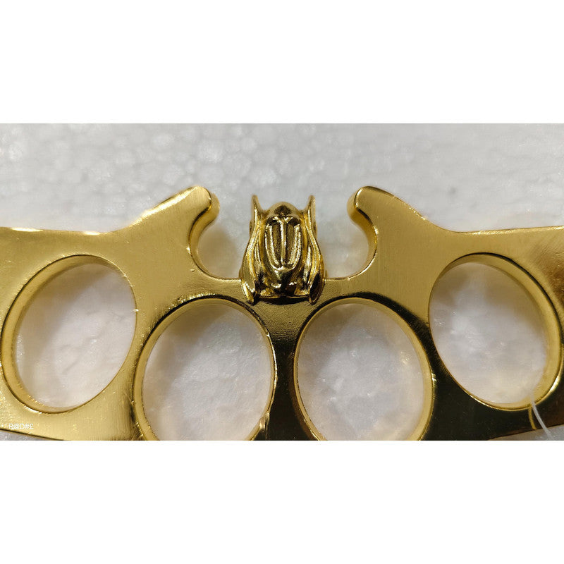 Gold Plated Knuckle Punch With Fine Polishing For Royal Collection (3422)