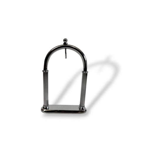 Silver Pocket Watch Stand Arched Holder Display (3472)