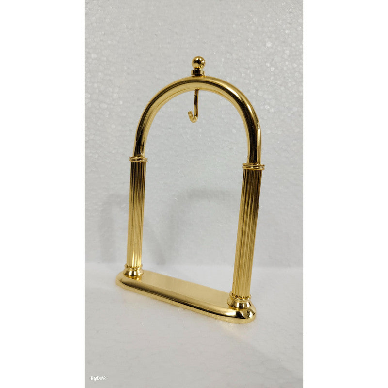 Gold Plated Pocket Watch Stand Arched Holder Display (3474)