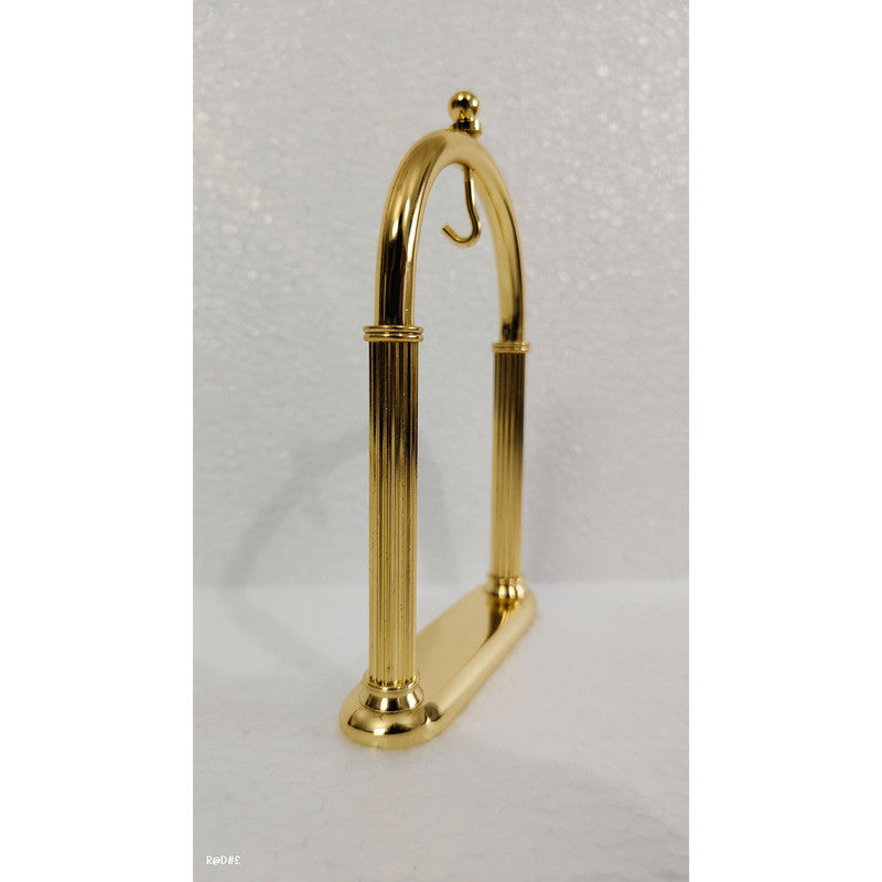 Gold Plated Pocket Watch Stand Arched Holder Display (3474)