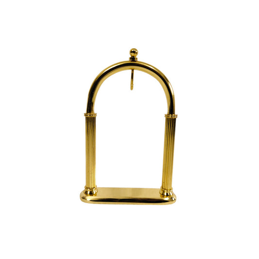 Gold Plated Pocket Watch Stand Arched Holder Display (3474)