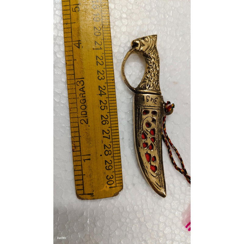 Brass Dagger Decorative Showpiece Royal Collection Katar (3491)