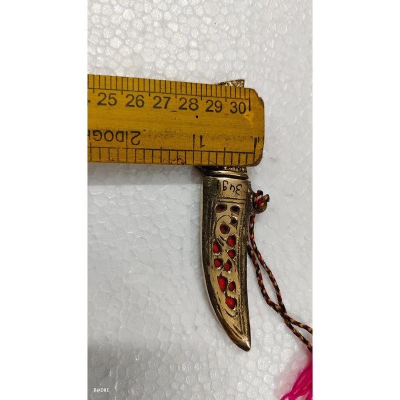 Brass Princely Small Traditional Katar For Wedding (3491)