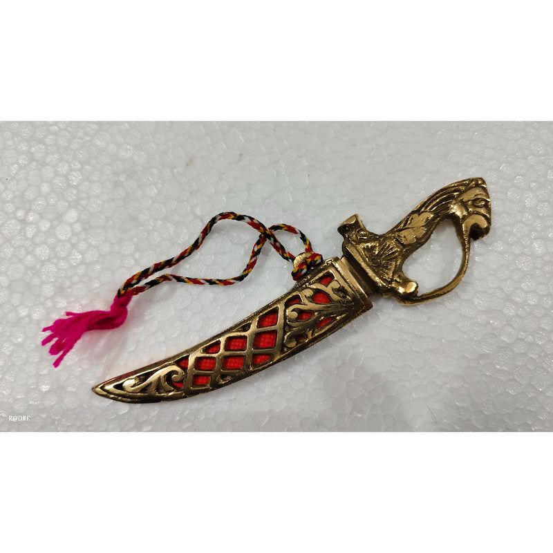 Brass Princely Small Traditional Katar For Wedding (3492)