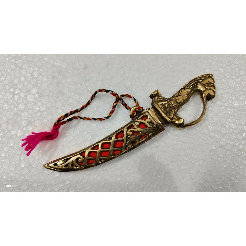 Brass Dagger Decorative Showpiece Royal Collection Katar (3492)