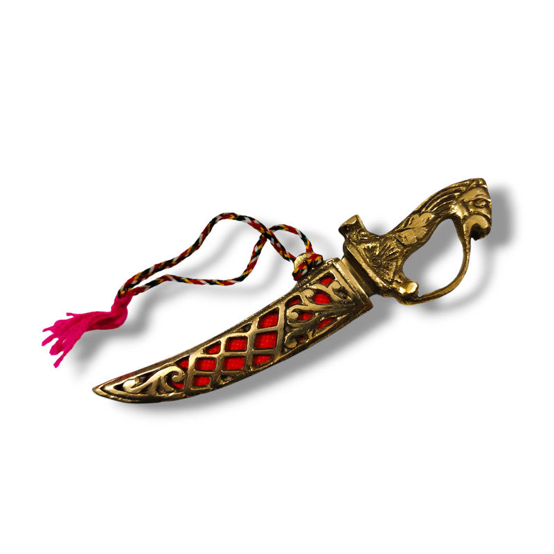 Brass Princely Small Traditional Katar For Wedding (3492)