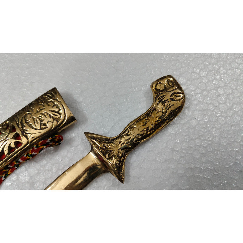 Brass Dagger Decorative Showpiece Royal Collection Katar (3493)