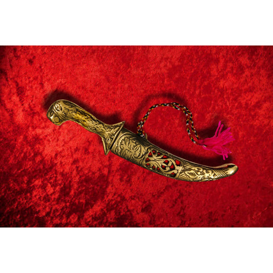 Brass Katar Talvar Dagger for Home Décor Functions Wedding (3493)