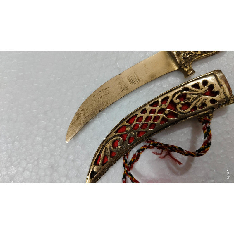 Brass Princely Small Traditional Katar For Wedding (3494)