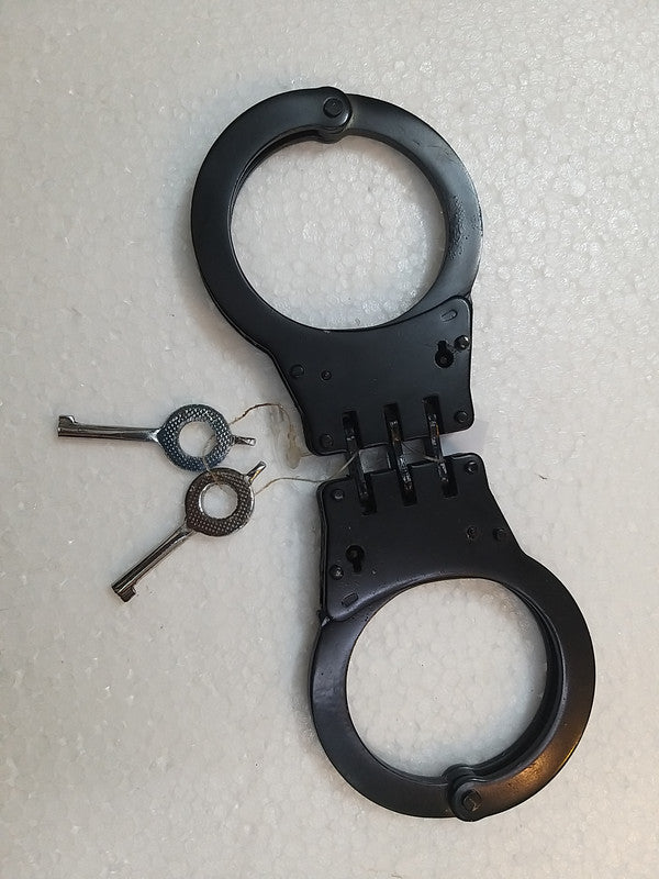 Vintage Style Police Hand Cuff | Handcuff | Jail Cinema Drama With 2 Keys (3610)