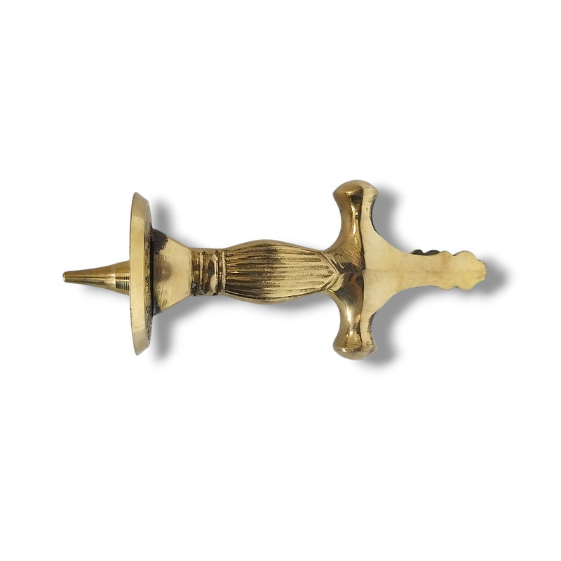 Princely State Maharaja Style Brass Sword Handle (3619)